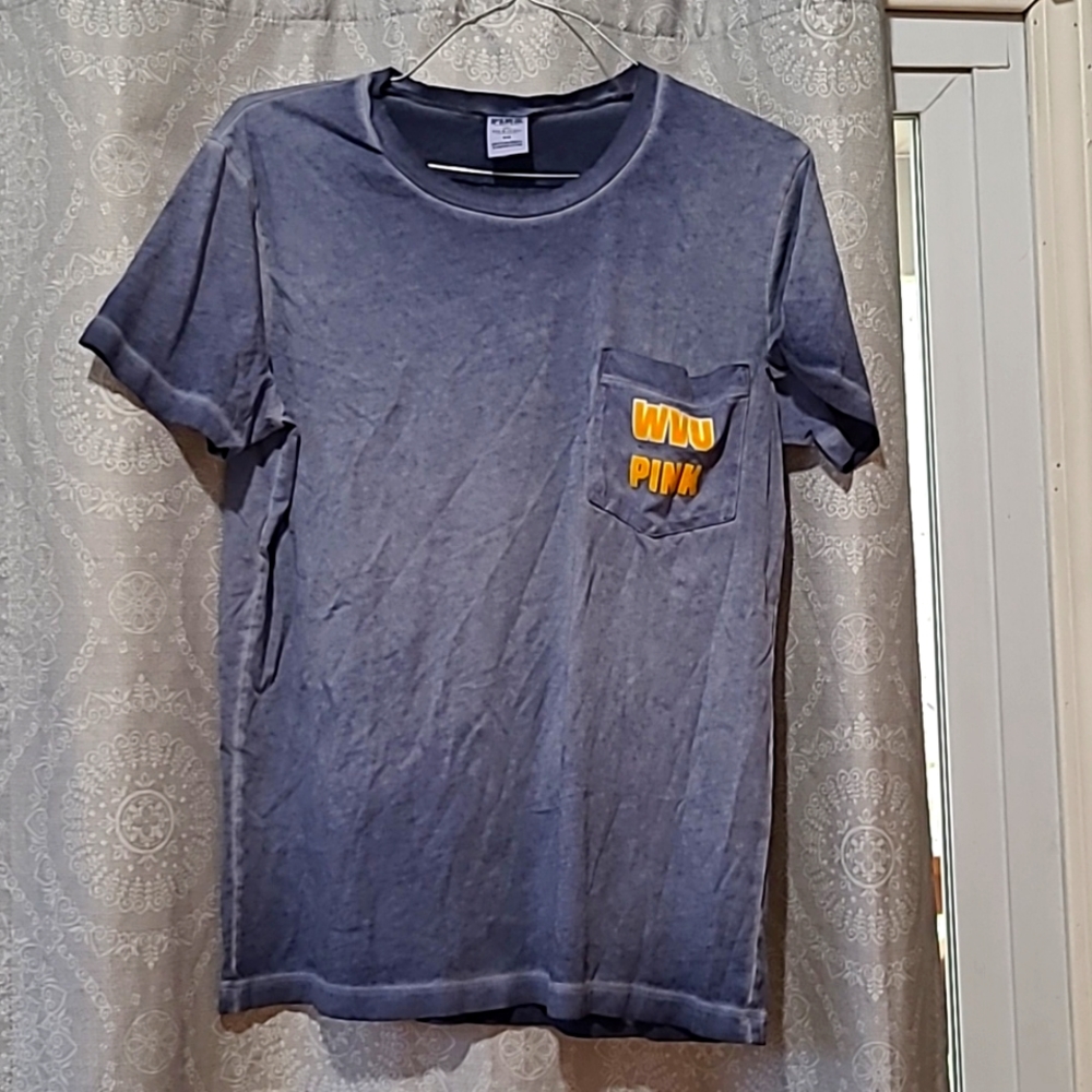 WVU pink tee